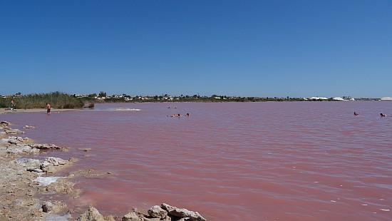 Salzsee in Torrevieja an der Costa Blanca